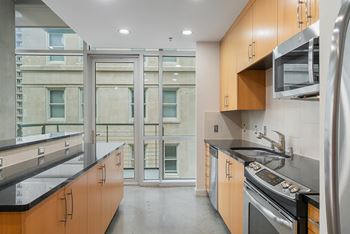 Granite countertops in kitchen and bathroom*